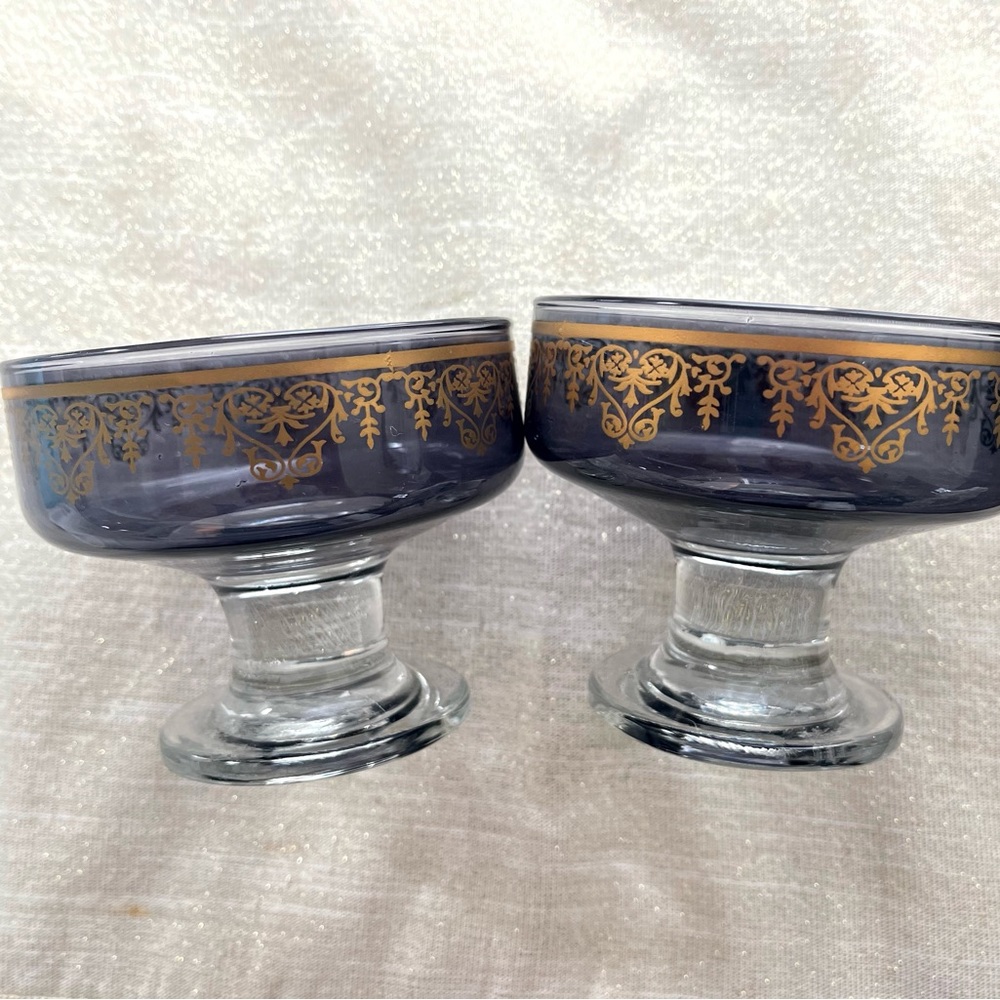 Set of 2 beautiful Moroccan drink glasses